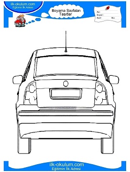 Çocuklar İçin Volkwagen Boyama Sayfaları 